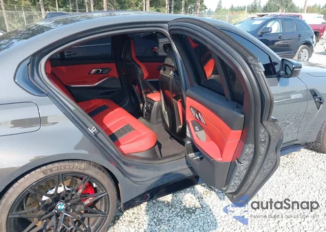 2025 BMW M3 Competition xDrive from USA, damaged, VIN WBS33HJ00SFV01285